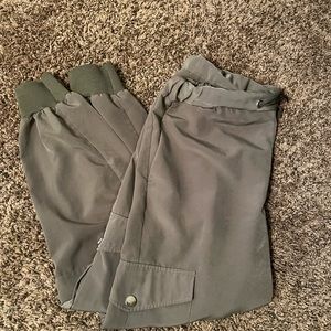 Zara joggers khaki green size medium